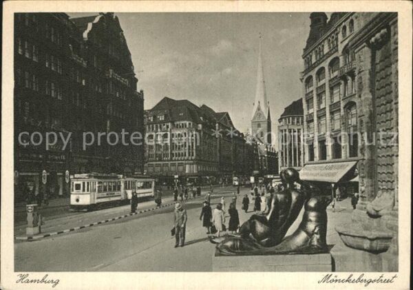Strassenbahn Hamburg Mönckebergstrut