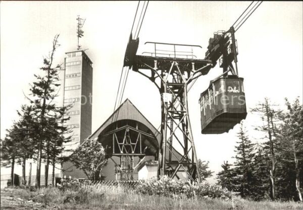 Seilbahn Oberwiesenthal Erzgebirge Fichtelberg