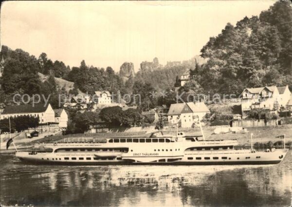 Motorschiffe MS Ernst Thälmann Weisse Flotte Dresden