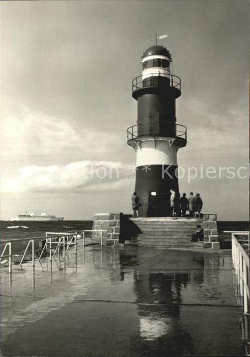 Leuchtturm Lighthouse Warnemünde An der Mole