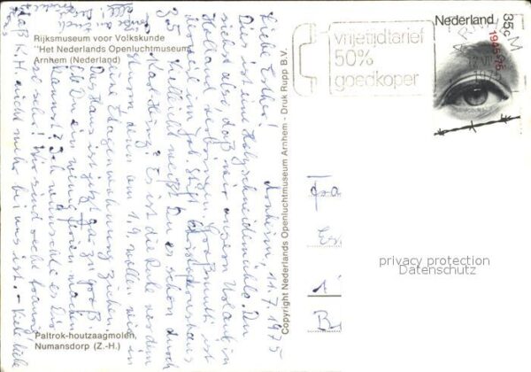 Windmuehle Paltrok-houtzaagmolen Numansdorp – Bild 2