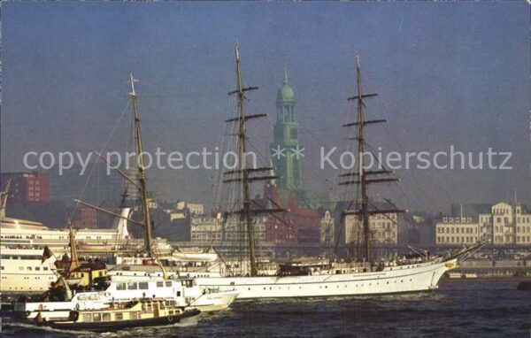 Segelschiffe Gorch Fock Hamburg Hafen