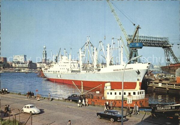 Schiffe Ships Navires Republica de Colombia Hamburg Hafen