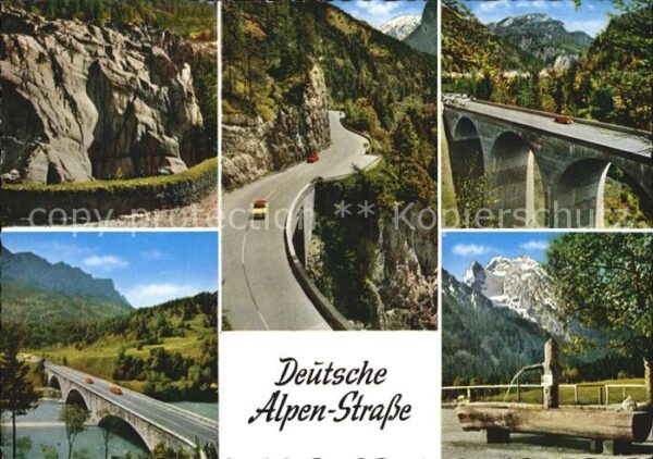 Autobahn Deutsche Alpen-Strasse Pfannlochbrücke