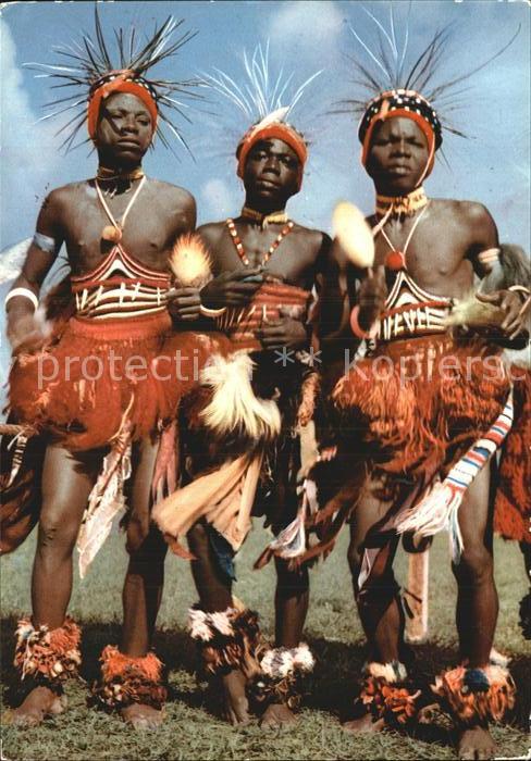 Typen Afrika Ceremonialtänzer Tiv Division Nordniger