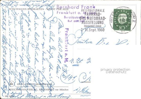 Verlag Wiechmann Nr. 225 Otto Vaeltl Herbstwald – Bild 2