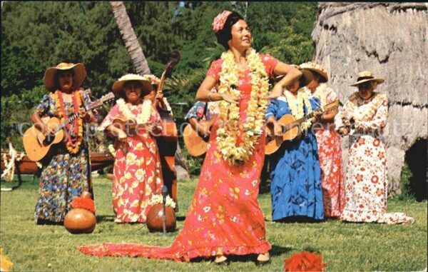 Tanz Taenzer Hula Hawaii Kodak Hula Show Waikiki Bea