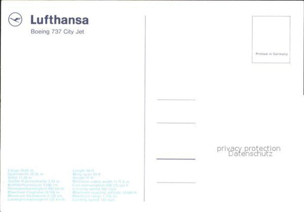 Lufthansa Boeing 737 City Jet – Bild 2