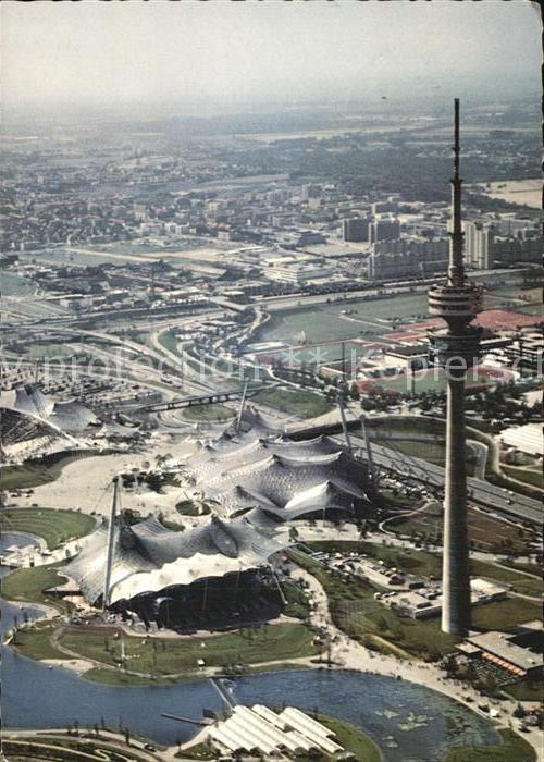 Olympia Olympiapark München Fliegeraufnahme