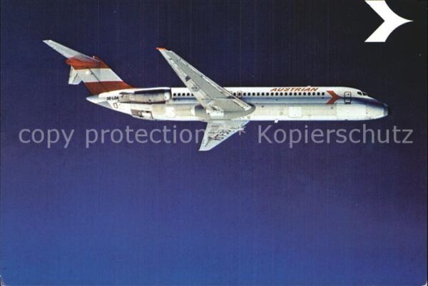 Flugzeuge Zivil Austrian Airlines Douglas DC9