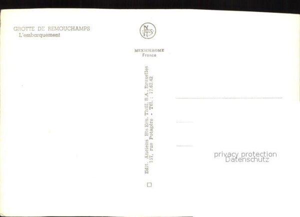 Hoehlen Caves Grottes Remouchamps Embarquement – Bild 2