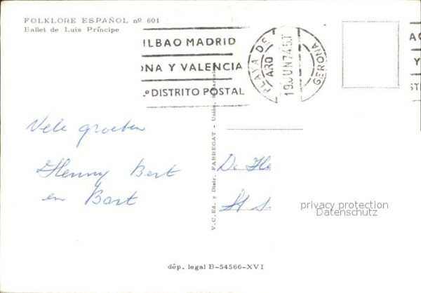 Tanz Taenzer Spanien Ballet de Luis Principe Folklor – Bild 2