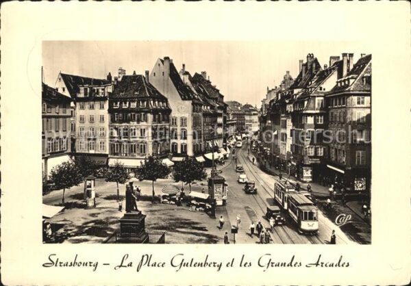Strassenbahn Strasbourg Place Gutenberg Grandes Arca
