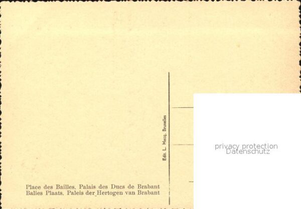 Exposition Internationale Bruxelles 1935 Place des Bailles Palais des Ducs de Br – Bild 2
