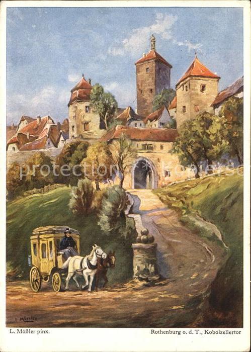 Moessler L. Rothenburg ob der Tauber Kobolzellertor