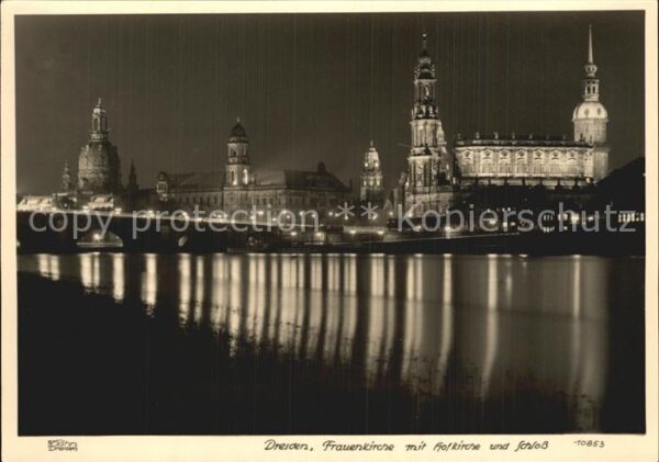Foto Hahn Nr. 10853 Dresden Frauenkirche Hofkirche Sc