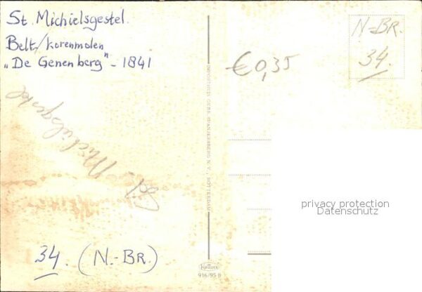 Windmuehle St. Michielsgestel Korenmolen De Genenb – Bild 2