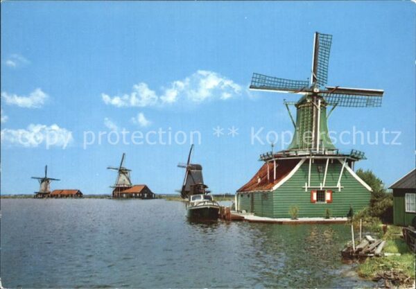 Windmuehle Zaandam De Zaanse Schans
