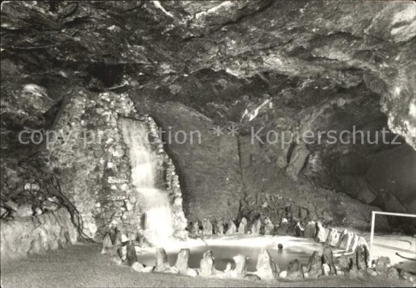 Hoehlen Caves Grottes Friedrichroda Marienglashöhle Höhlensee