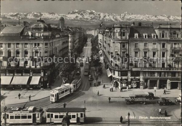 Strassenbahn Zürich Bahnhofstrasse