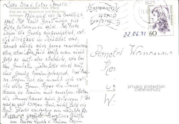 Seilbahn Thale Harz Berghotel Rosstrappe – Bild 2