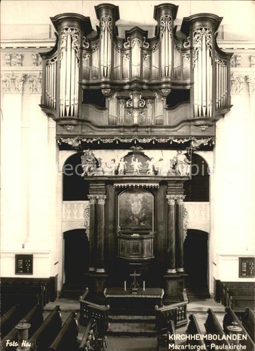 Kirchenorgel Kirchheimbolanden Mozartorgel Paulskirc