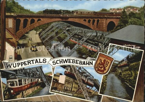 Schwebebahn Wuppertal Sonnborner Brücke Adlerbrücke