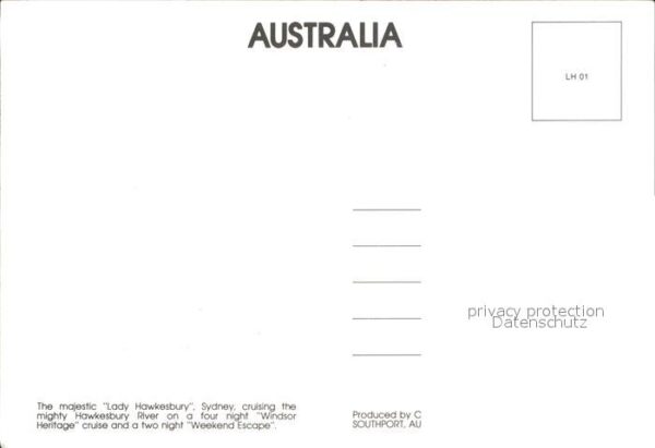 Motorschiffe Lady Hawkesbury Australia – Bild 2