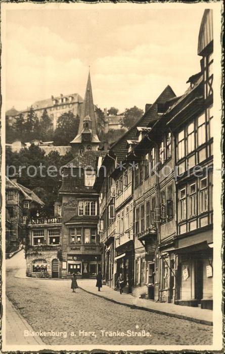 Blankenburg Harz Tränke Strasse
