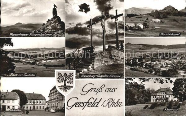 Gersfeld Rhoen Wasserkuppe Fliegerdenkmal Kreuzberg Go