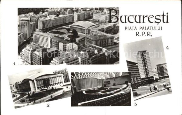Bucuresti Piata Palatului Sala Blocul turn
