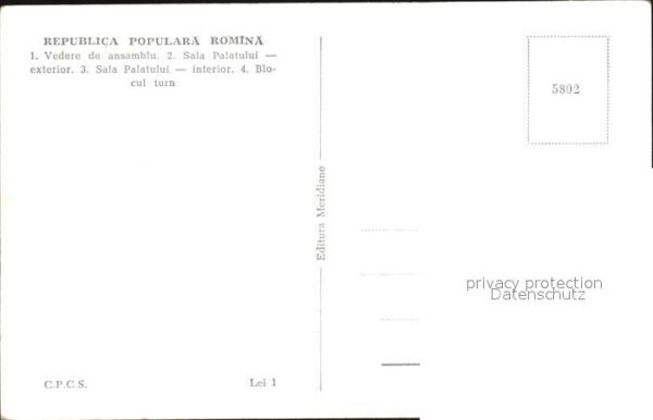 Bucuresti Piata Palatului Sala Blocul turn – Bild 2