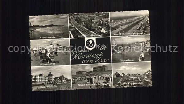 Noordwijk aan Zee  Avondstemming Uffordstraat Kon Wilhelmi