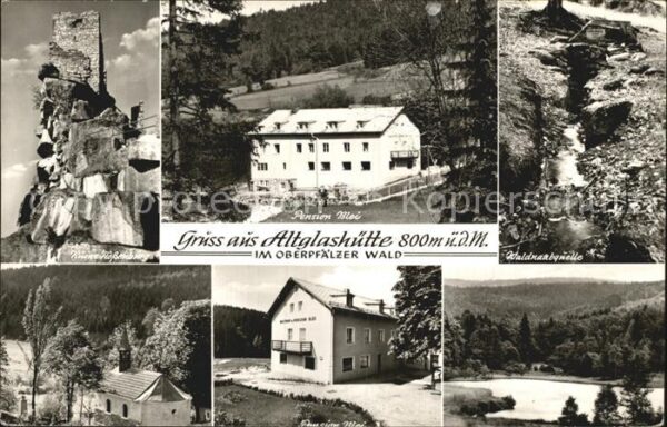 Altglashuette Oberpfalz Gasthof Pension Blei Burg Ruine Flossen