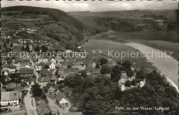 Polle an der Weser Holiday Park Fliegeraufnah