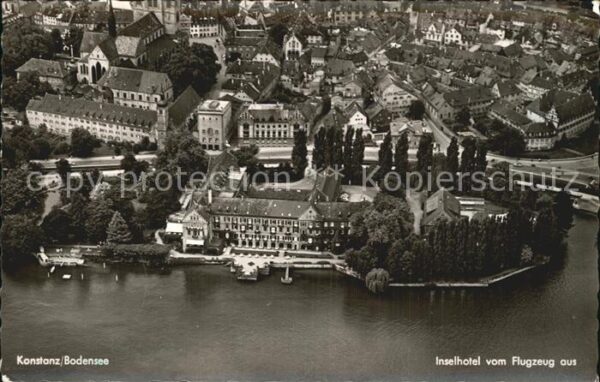 Konstanz Bodensee Inselhotel Fliegeraufnahme