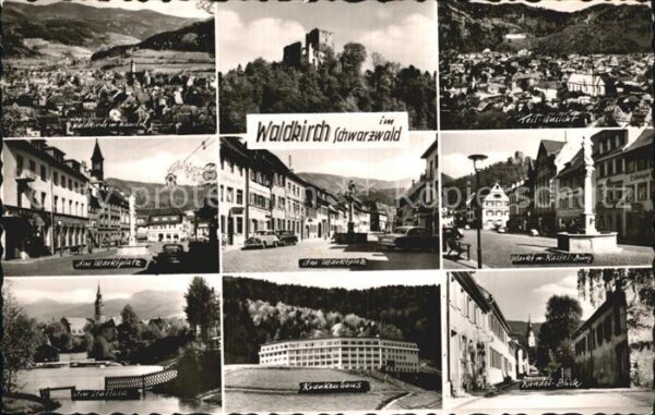 Waldkirch Breisgau Kandel Marktplatz Stadtsee Krankenhaus
