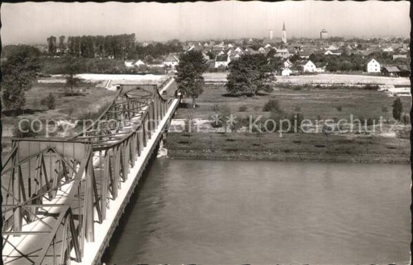 Plattling Isar Bayern Isarbrücke