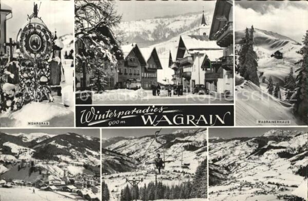 Wagrain Salzburg Ortspartie Mohrgrab Wagrainerhaus Bergh