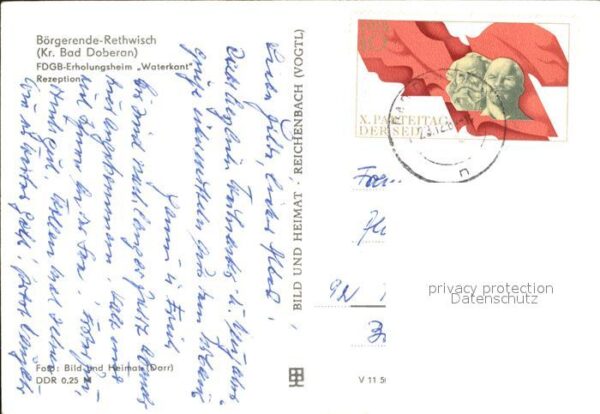 Rethwisch Boergerende-Rethwisch FDGB Erholungsheim Waterkant Rezeption – Bild 2
