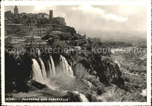 Tivoli Panorama con Cascatelle Wasserfall