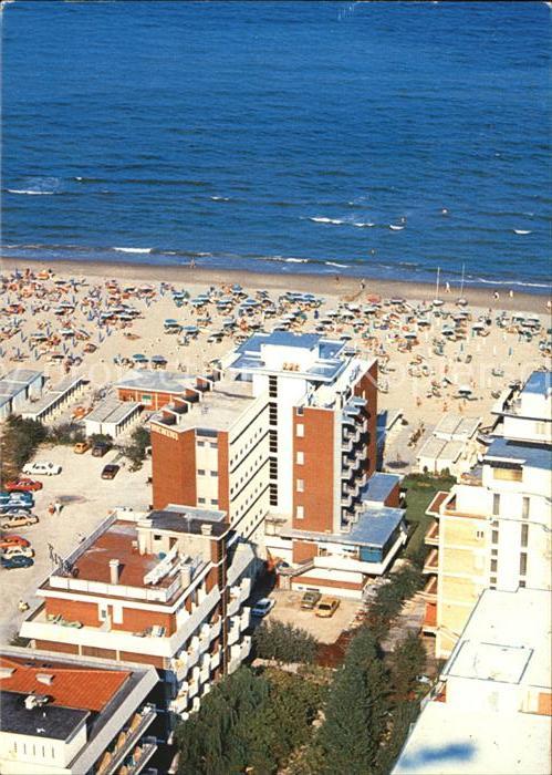 Milano Marittima Hotel Benini Strand Fliegeraufnahme