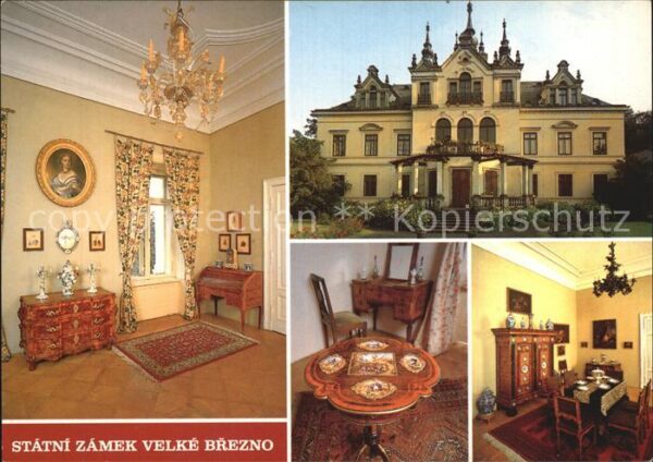 Velke Brezno Statni Zamek Schloss Musiksalon Mobilia