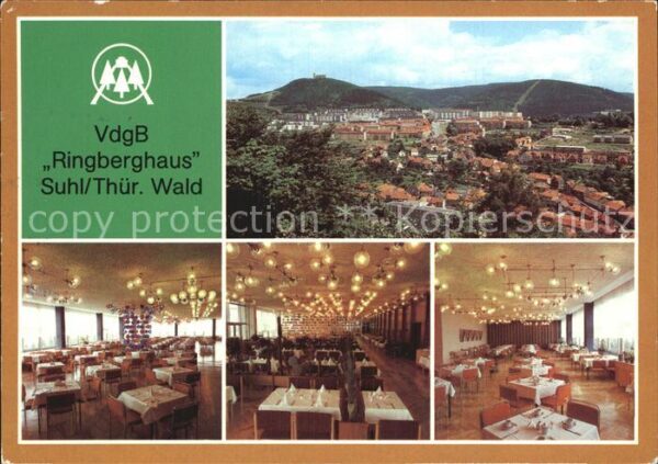Suhl Thueringer Wald Gesamtansicht VdgB Ringberghaus Erholun