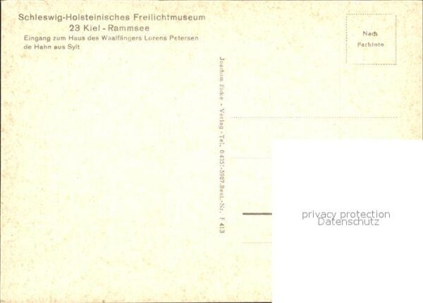 Rammsee Kiel Schleswig Holsteinisches Freilichtmuseu – Bild 2