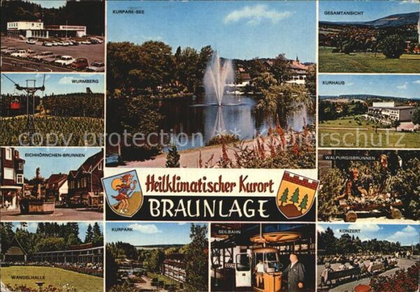 Braunlage Wurmberg Brunnen Wandelhalle Kurpark Se