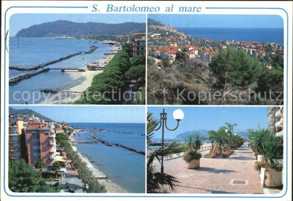 San Bartolomeo al Mare Panorama Spiaggia Promenade Riviera dei