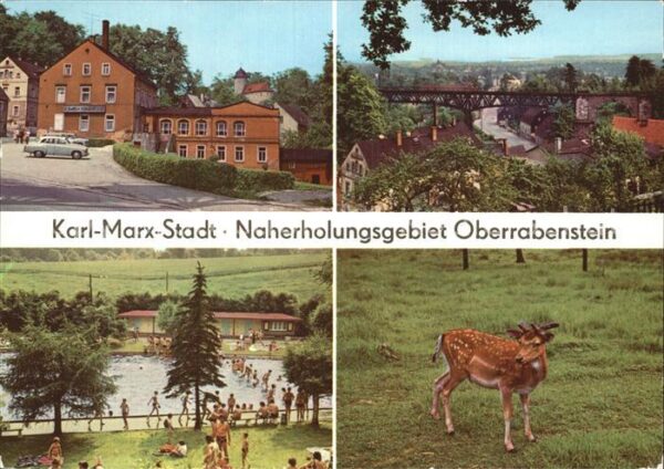 Karl-Marx-Stadt Naherholungsgebiet Oberrabenstein Burg