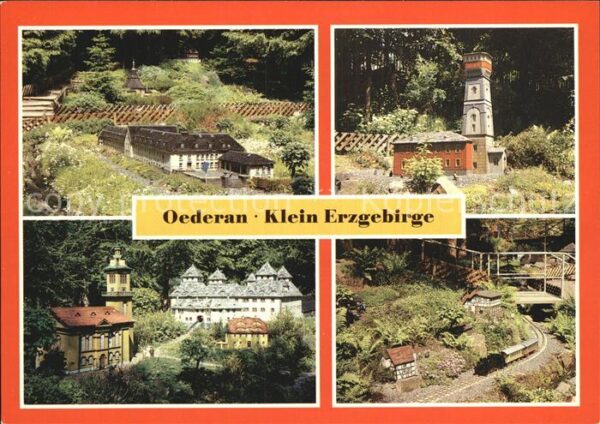Oederan Klein Erzgebirge Miniaturpark im Stadtp