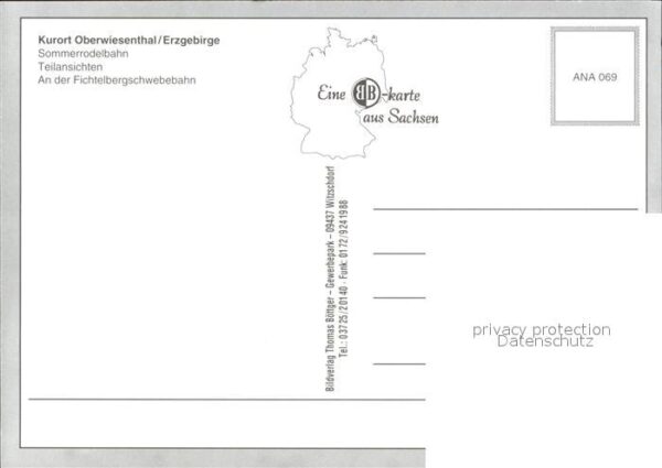 Oberwiesenthal Erzgebirge Sommerrodelbahn Fichtelbergschwebebahn – Bild 2